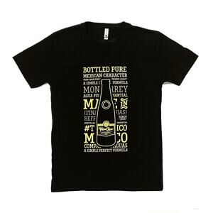 New Topo Chico Short Sleeve T Shirt Size M Bottle Black Yellow Advertising
